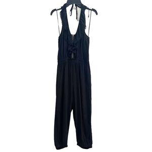 Guess Black Halter Pantsuit
